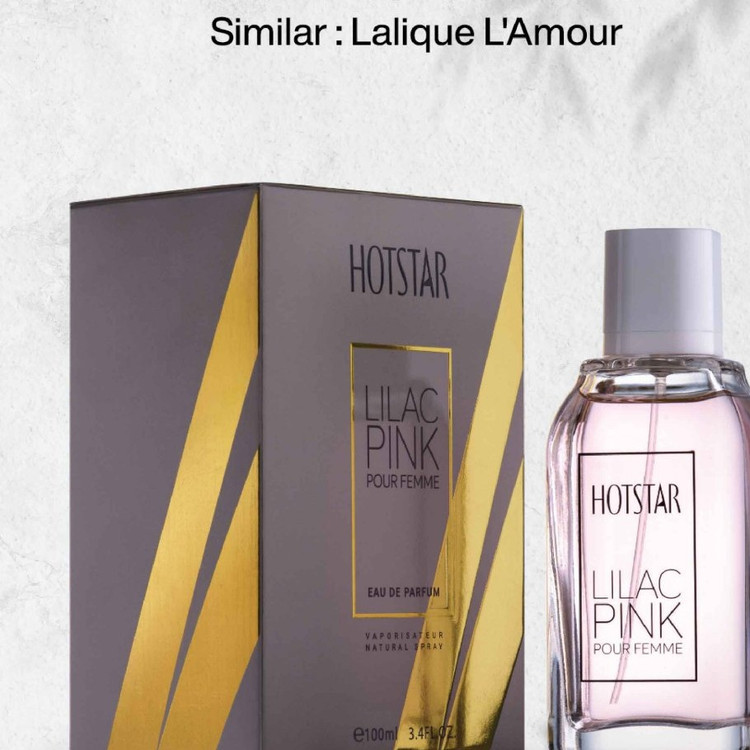 ادکلن زنانه هات استار مدل Lilac Pink 100ML
