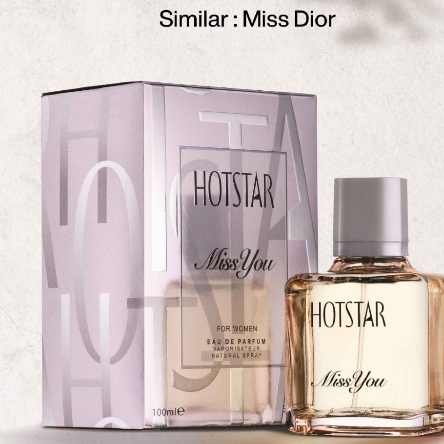 ادکلن زنانه هات استار مدل MissYou 100ML